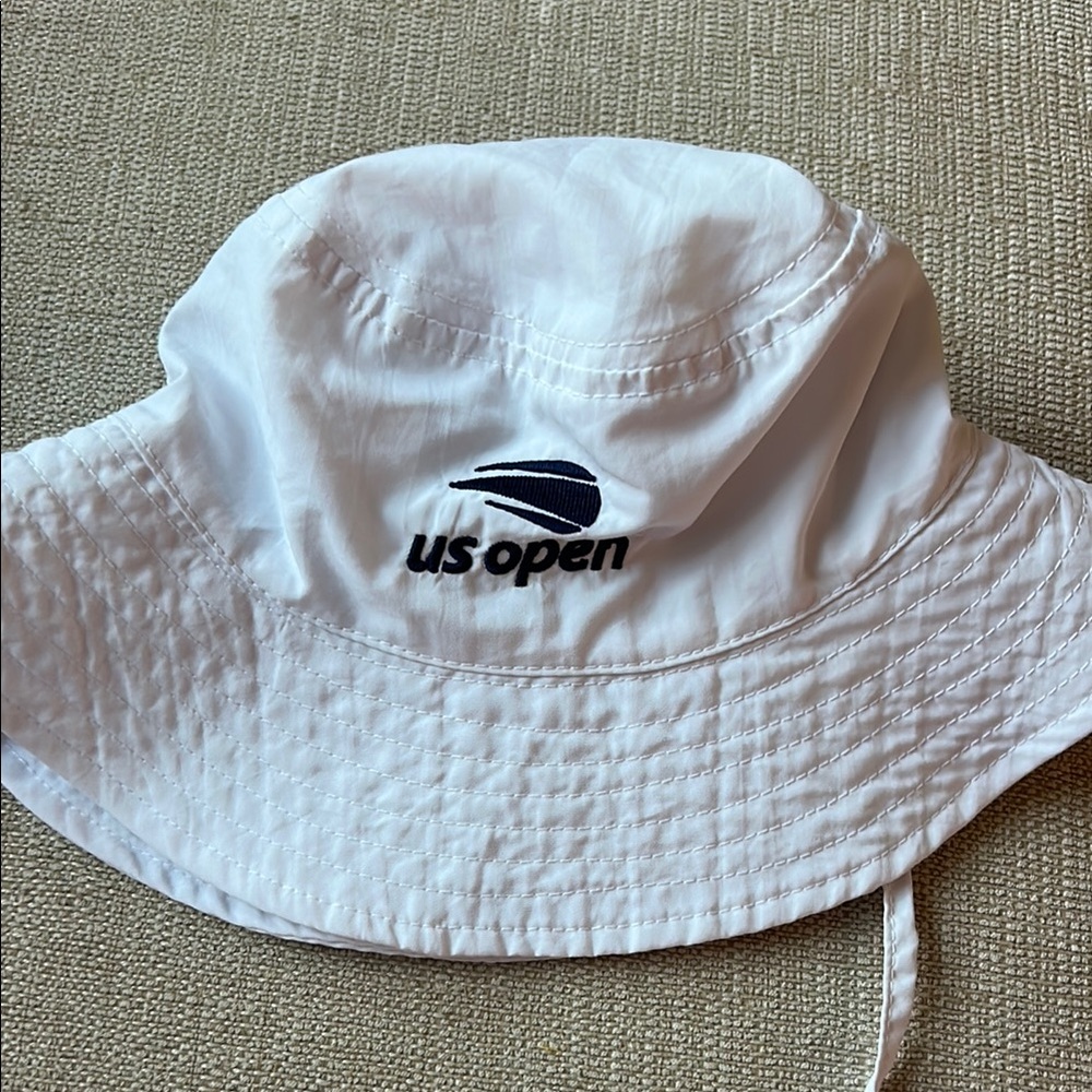 US Open White Bucket Hat